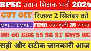 bpsc headmaster cut off 2024bpsc headmaster result 2024bpsc headmaster result kab tak aayega