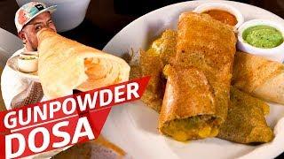 Rolling Gunpowder Dosa at Santa Fes Only South Indian Restaurant — Cooking in America