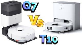 Ecovacs T10 Plus VS Roborock Q7 Max+  Top Self Emptying Robots for 2022