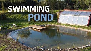 Building a Natural Swimming Pond And Digging it by Hand