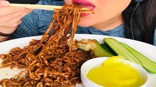 ASMR  COMIENDO JJAJAN RAMEN KOREANO