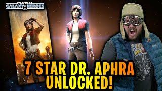 7 STAR DR. APHRA UNLOCKED + GUIDE  ROGUE ARCHAEOLOGIST  STAR WARS GALAXY OF HEROES