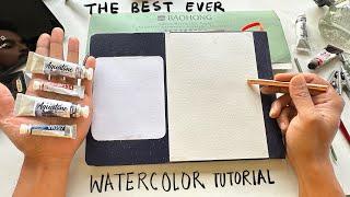 Watercolor Tutorial on Color Mixing Values & Focus  Watch & Learn
