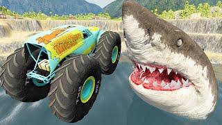 BeamNG Crazy Car Crashes and Jumps LIVE  #13 - Random Vehicles Total Destruction  Griffs Garage