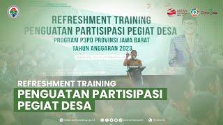 REFRESHMENT TRAINING PENGUATAN PARTISIPASI PEGIAT DESA