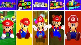 Evolution of Super Mario 64 Dying and Game Over Screens in Super Mario Games And Fan Mod 1996-2024