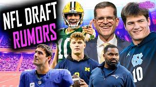 NFL Draft Rumors Harbaugh LOVES McCarthy Packers all-in Giants drafting QB Patriots trade  PFS