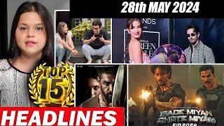 Top 15 Big News of Bollywood  28th May 2024  Ramayana Sunny Deol Salman Khan Amir Khan
