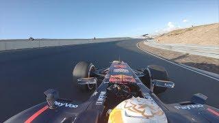 Max Verstappens first lap at the upgraded Circuit Zandvoort