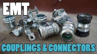 EMT Couplings & Connectors - RAINTIGHT COMPRESSION & SET-SCREW fittings for electricians