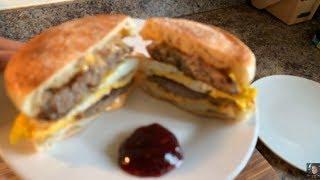 How to make McDonalds Sausage Egg cheese Mc Muffin