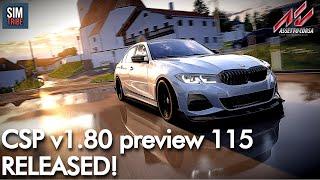 CSP 1.80 preview 115 with rain RELEASED  Whats changed?  Assetto Corsa Mods 2023