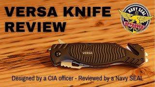 VERSA KNIFE REVIEW CIA Operator Designed - Navy SEAL Reviewed