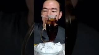 asmr minuman sager dingin teh pucuk #shortviralvedio#eatingshow#