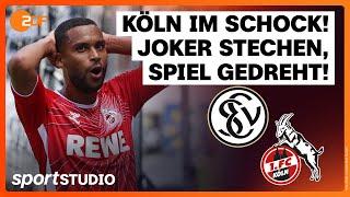 SV Elversberg – 1. FC Köln  2. Bundesliga 2. Spieltag Saison 202425  sportstudio