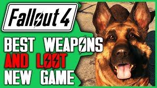 Fallout 4 Tutorial How to Get Good Weapons & Loot Early  Best Start