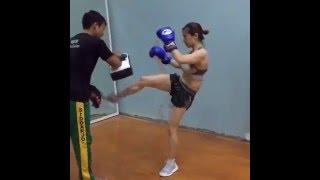 Muay Thai Women Fighter