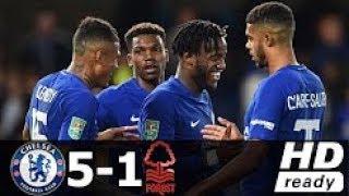 Chelsea vs Nottingham Forest 5-1 Extended Highlights & Goals - League Cup 20 Sep 2017