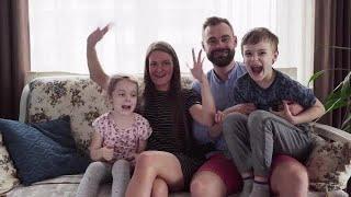 Portrait Of A Family Stock Video