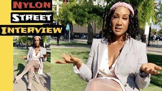 Will anyone talk to me ?  Nylon Street Interview   Let’s chat about Tights