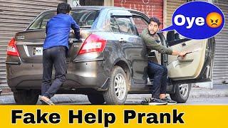 Fake Help Prank  Car Prank  Prakash Peswani Prank 