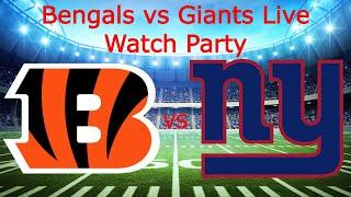 Bengals vs Giants Live Play by Play and Reaction