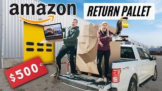 We Paid $500 For An Amazon Returns Pallet - Unboxing MYSTERY Items 