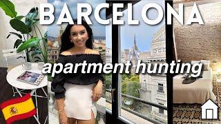 apartment hunting in BARCELONA spain 4 apartments with prices