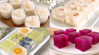 4 Easy Popular Fruit Agar-agar Jelly Recipes  四款水果燕菜糕果冻食谱