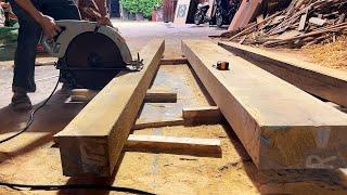 Amazing Ingenious Skills & Techniques Curved Woodworking Workers - Large Monolithic Hardwood Doors