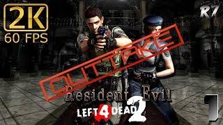 Left 4 Dead 2 - Resident Evil  3rd Person Slow Zombies  Outtake #1  2K 1440p 60FPS
