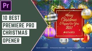 10 Best Premiere Pro Christmas Opener Templates