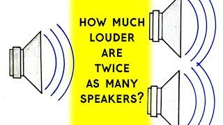 How Much Louder Are Two Speakers Than One?    Sound