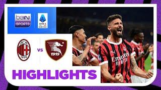 AC Milan 3-3 Salernitana  Serie A 2324 Match Highlights