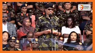 Vice Chief of Defence Forces Lt Gen. Charles Kahariri tribute to General Francis Ogolla