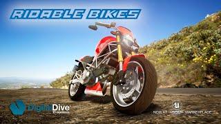 Ridable Bikes Naked motorbike 3D preview for Unreal Engine 4 Marketplace