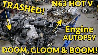 BMW HOT-V N63 V8 Engine Destruction Internal Disaster 4.4L Twin Turbo V8 Meets A Timely End.