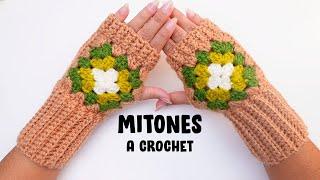 Mitones a Crochet para Adultos  crochet gloves  luvas de crochê  Варежки крючком 