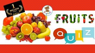 Fruit Names Quiz For Children  Children Learning Fruits  Learn Fruit Names   Quiz For Children 