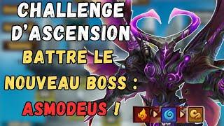 Challenge dascension  Battre le boss Asmodeus facilement  SUMMONERS WAR