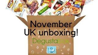 Degustabox UK November 2019 Unboxing 