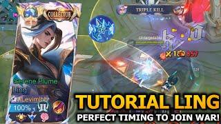 TUTORIAL LING PERFECT TIMING TO JOIN WAR  LING FASTHAND BEST ROTATION FOR AUTO WINSTREAK