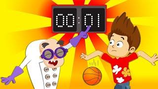 ¡El equipo Superzoo juega al Baloncesto  Dibujos Animados