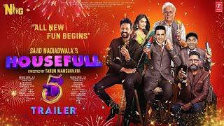 HOUSEFULL 5 - Trailer  Akshay Kumar  Riteish Deshmukh John Abrahim Kriti Abhishek B Bobby Deol