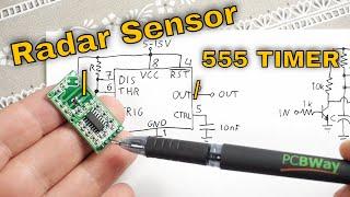 DIY Motion Sensor Circuit with Radar Sensor And 555 Sponsored by PCBWAY.COM