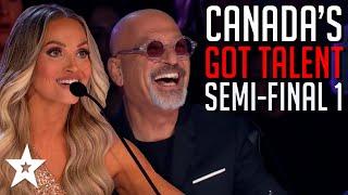 Canadas Got Talent 2023 - Semi Final 1 ALL AUDITIONS  Got Talent Global