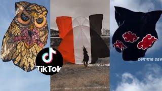 Kumpulan tik tok layangan clepuk unik viral di tik tokbeautiful kite viral bali