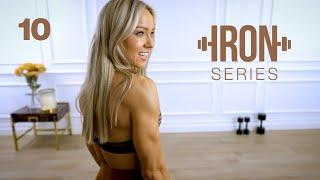 IRON Series 30 Min Back & Biceps Workout - Rows Curls  10