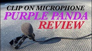 Purple Panda Lavalier Microphone Review