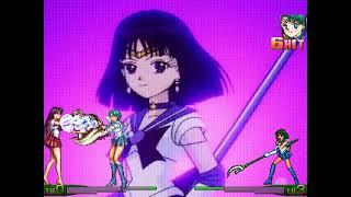 Mugen small team arcade Sailor Venus N Sailor Saturn M